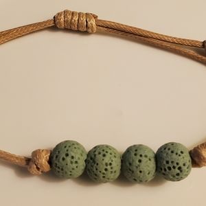 2/$15 Essential Oil Lava Bead Bracelet NEW